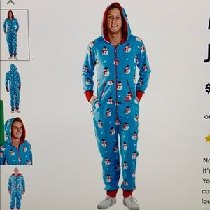 Tipsyelves Men’s Snowman Is An Island Jumpsuit